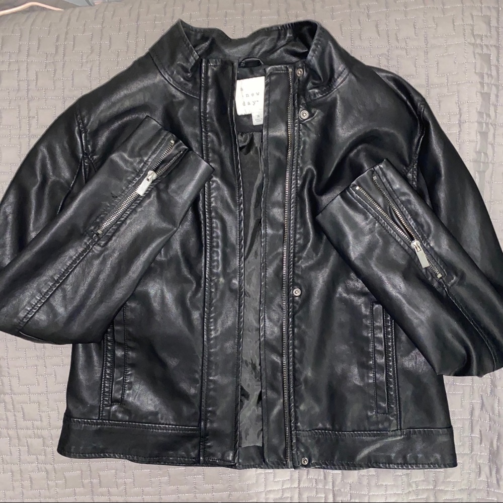 Leather Moto Jacket